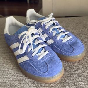 Adidas Gazelle Indoor Sneakers- Blue Fusion Gum